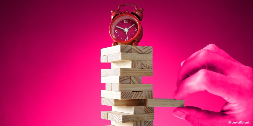 GESTIONE DEL TEMPO COME FARE TUTTO IN 24 ORE -blog pensiero differente-pink-different