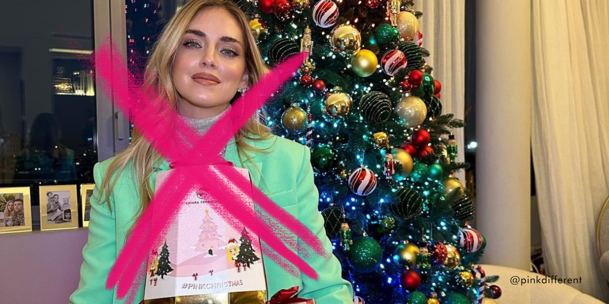 Il nostro sì che è un #PinkChristmas: la riconsiderazione di Chiara Ferragni